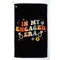 In My Engaged Era Groovy Bride Bachelorette Party Golf Towel