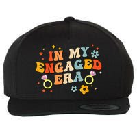 In My Engaged Era Groovy Bride Bachelorette Party Wool Snapback Cap