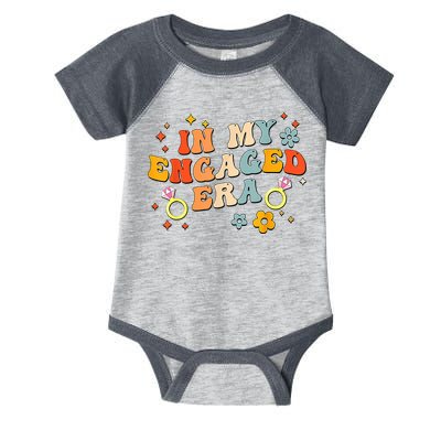 In My Engaged Era Groovy Bride Bachelorette Party Infant Baby Jersey Bodysuit