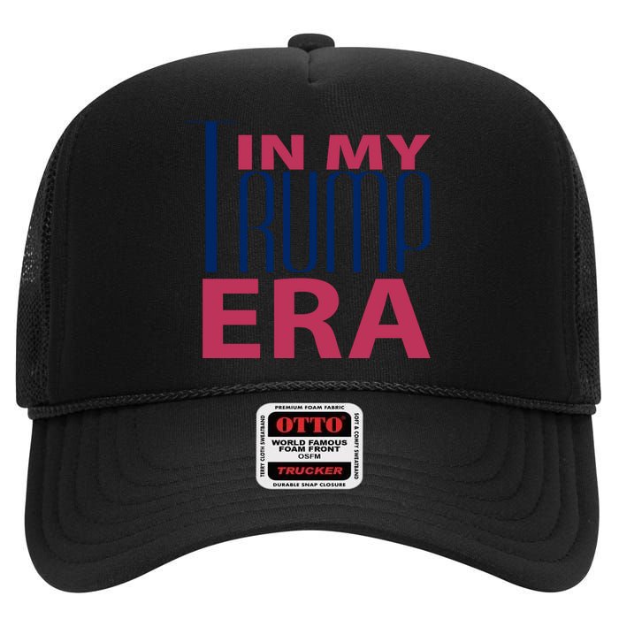 In My Era Graphics High Crown Mesh Back Trucker Hat