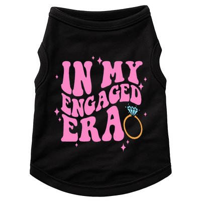 In My Engaged Era Groovy Bride Bachelorette Party Doggie Tank