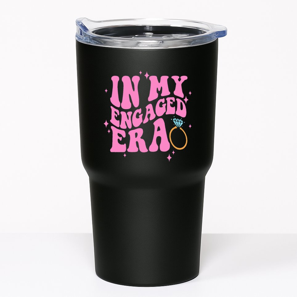 In My Engaged Era Groovy Bride Bachelorette Party Tumbler