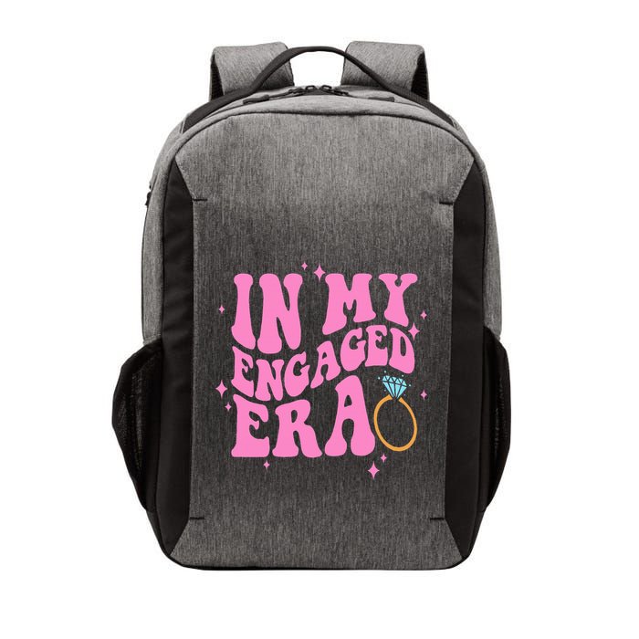 In My Engaged Era Groovy Bride Bachelorette Party Vector Backpack