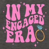 In My Engaged Era Groovy Bride Bachelorette Party Vector Backpack