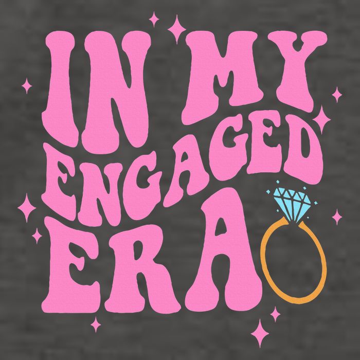 In My Engaged Era Groovy Bride Bachelorette Party Vector Backpack