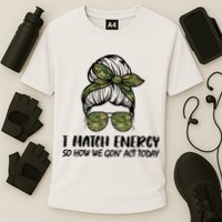 I Match Energy So How We Gone Act Today Funny Sarcasm Quotes Cooling Performance Crew T-Shirt