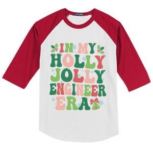 In My Engineer Era Christmas Party Season Pjm Occupation Meaningful Gift Kids Colorblock Raglan Jersey