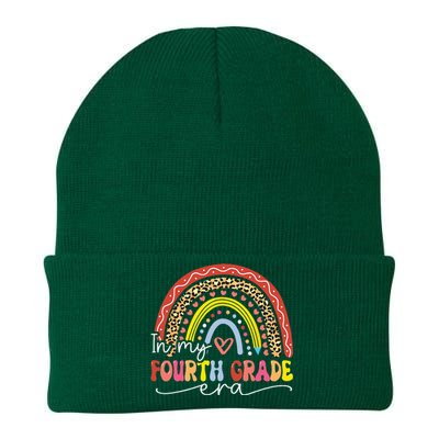 In My Fourth Grade Era Back To School First Day Rainbow Knit Cap Winter Beanie