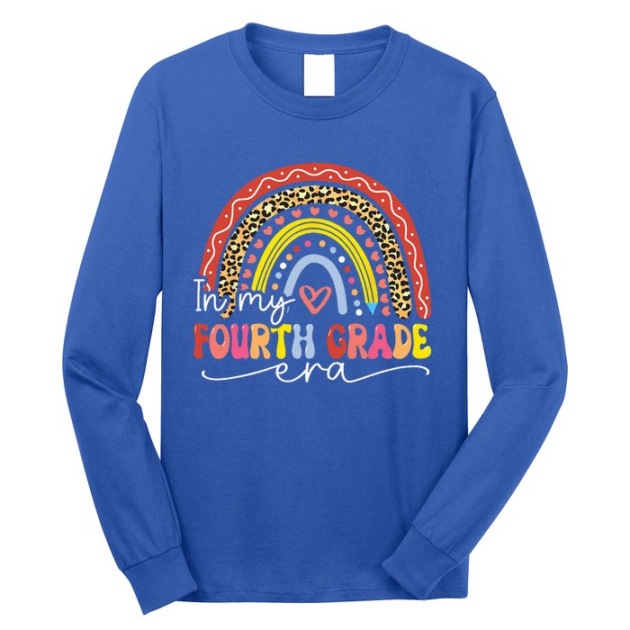 In My Fourth Grade Era Back To School First Day Rainbow Long Sleeve Shirt