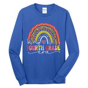 In My Fourth Grade Era Back To School First Day Rainbow Tall Long Sleeve T-Shirt