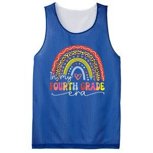 In My Fourth Grade Era Back To School First Day Rainbow Mesh Reversible Basketball Jersey Tank