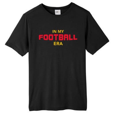 In My Football Era Red and Gold Team Colors Tall Fusion ChromaSoft Performance T-Shirt