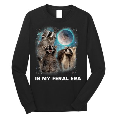 In My Feral Era Raccoon Long Sleeve Shirt