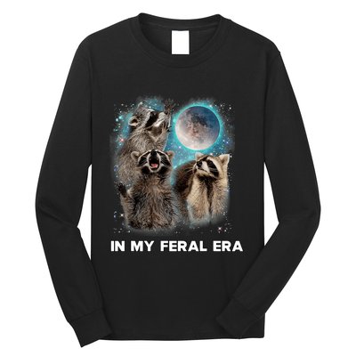 In My Feral Era Raccoon Long Sleeve Shirt