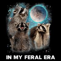 In My Feral Era Raccoon Impact Tech Backpack