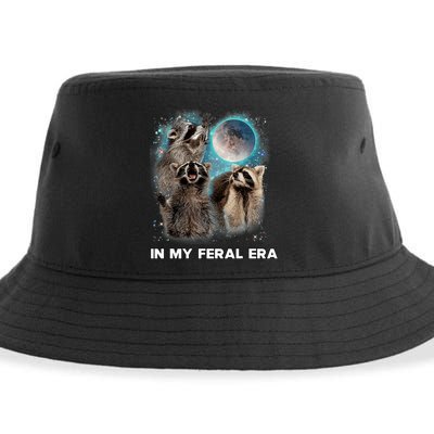 In My Feral Era Raccoon Sustainable Bucket Hat