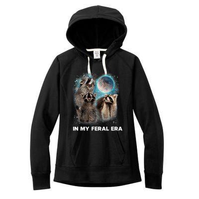 In My Feral Era Raccoon Women's Fleece Hoodie