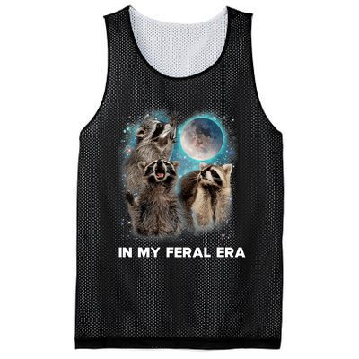 In My Feral Era Raccoon Mesh Reversible Basketball Jersey Tank