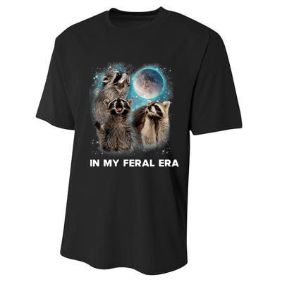 In My Feral Era Raccoon Performance Sprint T-Shirt