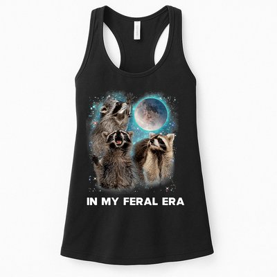 In My Feral Era Raccoon Womens Tank Top