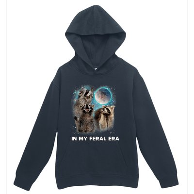 In My Feral Era Raccoon Urban Pullover Hoodie