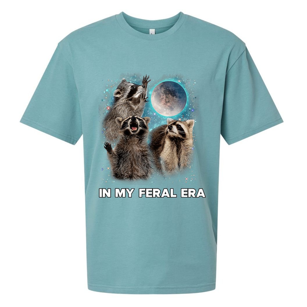 In My Feral Era Raccoon Sueded Cloud Jersey T-Shirt