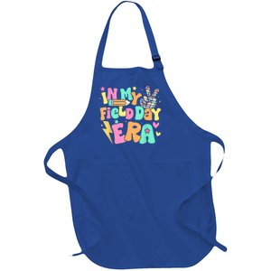 In My Field Day Era Groovy Field Day Meaningful Gift For Teacher Gift Full-Length Apron With Pockets