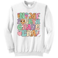 In My Fourth Grade Era Back To School Retro Groovy 4th Grade Sweatshirt