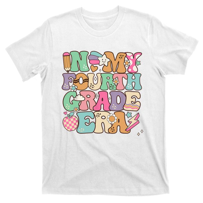 In My Fourth Grade Era Back To School Retro Groovy 4th Grade T-Shirt