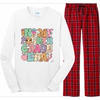 In My Fourth Grade Era Back To School Retro Groovy 4th Grade Long Sleeve Pajama Set