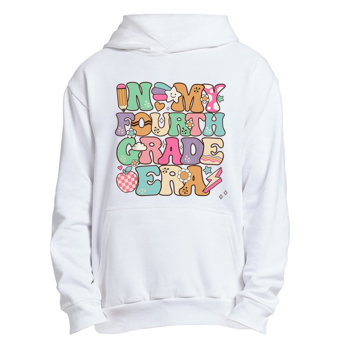 In My Fourth Grade Era Back To School Retro Groovy 4th Grade Urban Pullover Hoodie