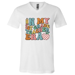 In My First Grade Era Back To School 1st Grade V-Neck T-Shirt