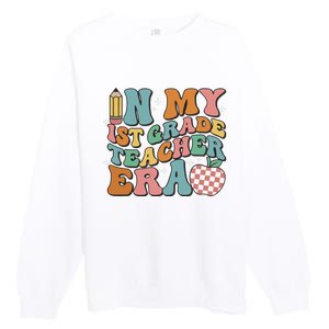 In My First Grade Era Back To School 1st Grade Premium Crewneck Sweatshirt