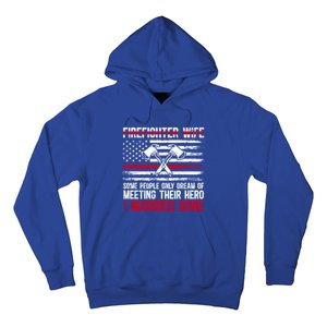 I Married Firefighter Wife Of A Fire Wife Fire Wife Gift Hoodie