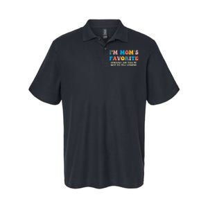 IM MomS Favorite Seriously She Told Me Not To Tell Others Softstyle Adult Sport Polo