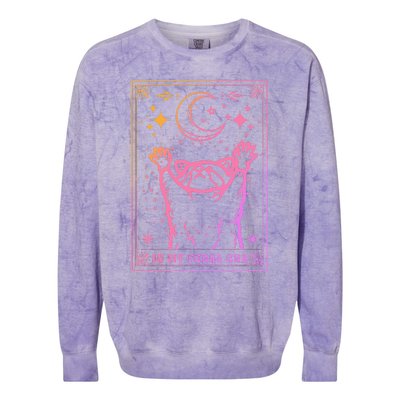 In My Feral Era Lover Raccoon Colorblast Crewneck Sweatshirt