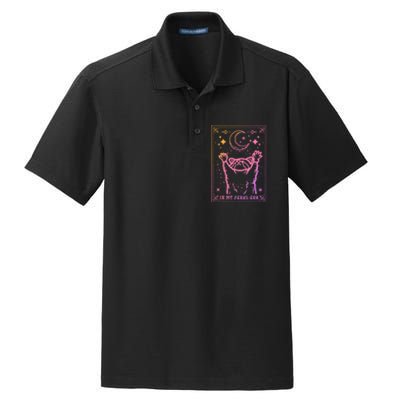 In My Feral Era Lover Raccoon Dry Zone Grid Polo