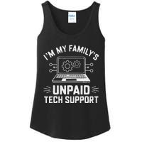 IM My FamilyS Unpaid Tech Support Ladies Essential Tank