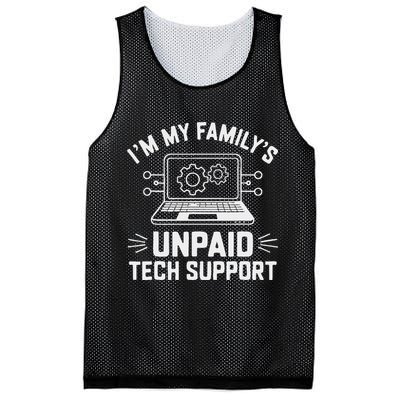 IM My FamilyS Unpaid Tech Support Mesh Reversible Basketball Jersey Tank