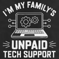 IM My FamilyS Unpaid Tech Support 25L Jumbo Tote