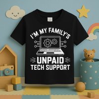IM My FamilyS Unpaid Tech Support Toddler T-Shirt