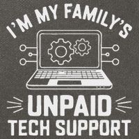 IM My FamilyS Unpaid Tech Support Cotton Canvas Backpack