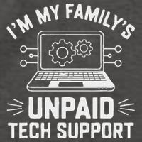 IM My FamilyS Unpaid Tech Support Vector Backpack