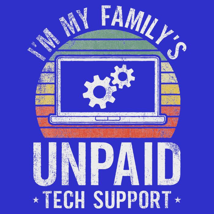 Im My Familys Unpaid Tech Support Button