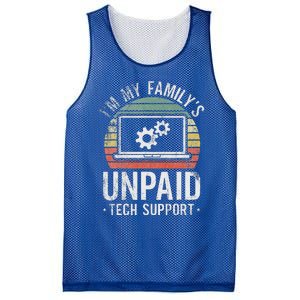 Im My Familys Unpaid Tech Support Mesh Reversible Basketball Jersey Tank