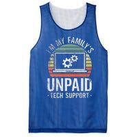 Im My Familys Unpaid Tech Support Mesh Reversible Basketball Jersey Tank