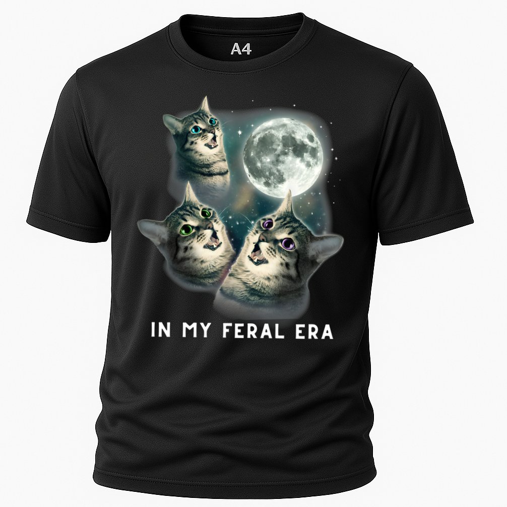In My Feral Era Cat Cooling Performance Crew T-Shirt