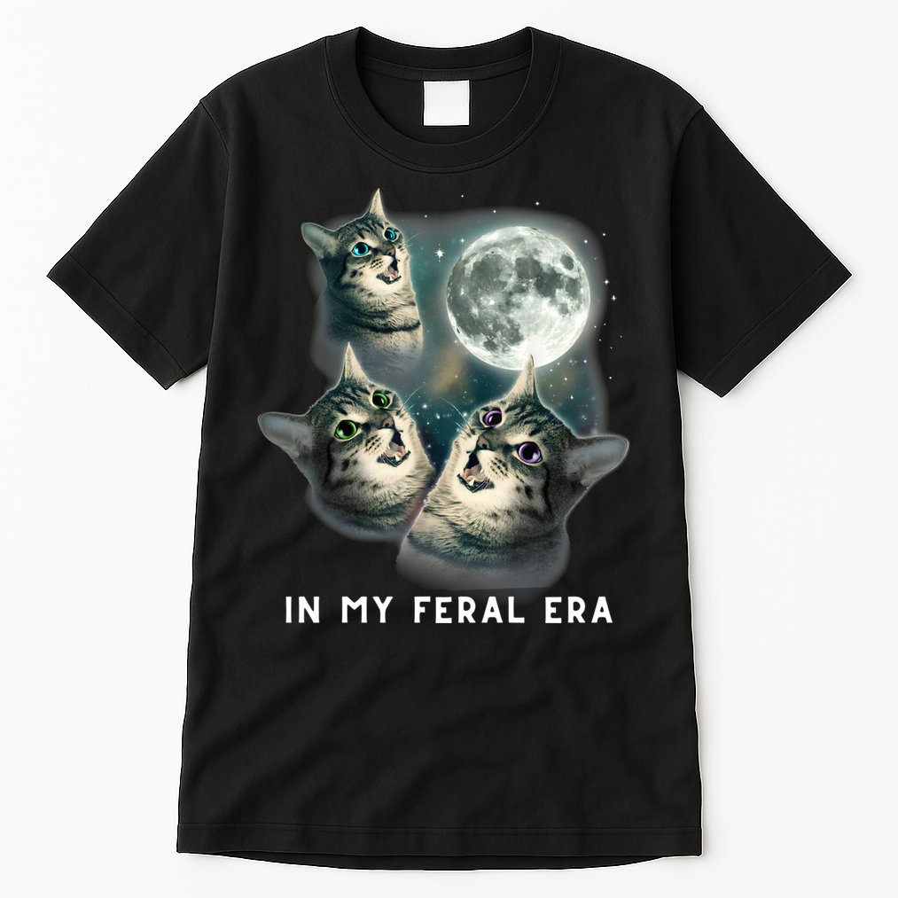 In My Feral Era Cat Tall T-Shirt