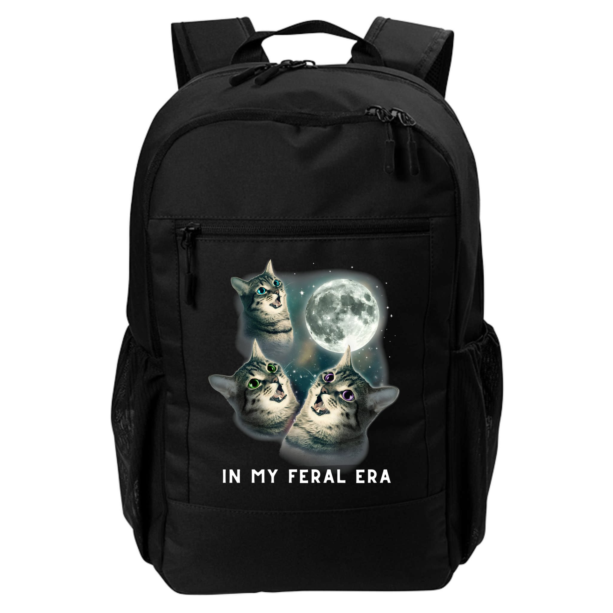 In My Feral Era Cat Backpack