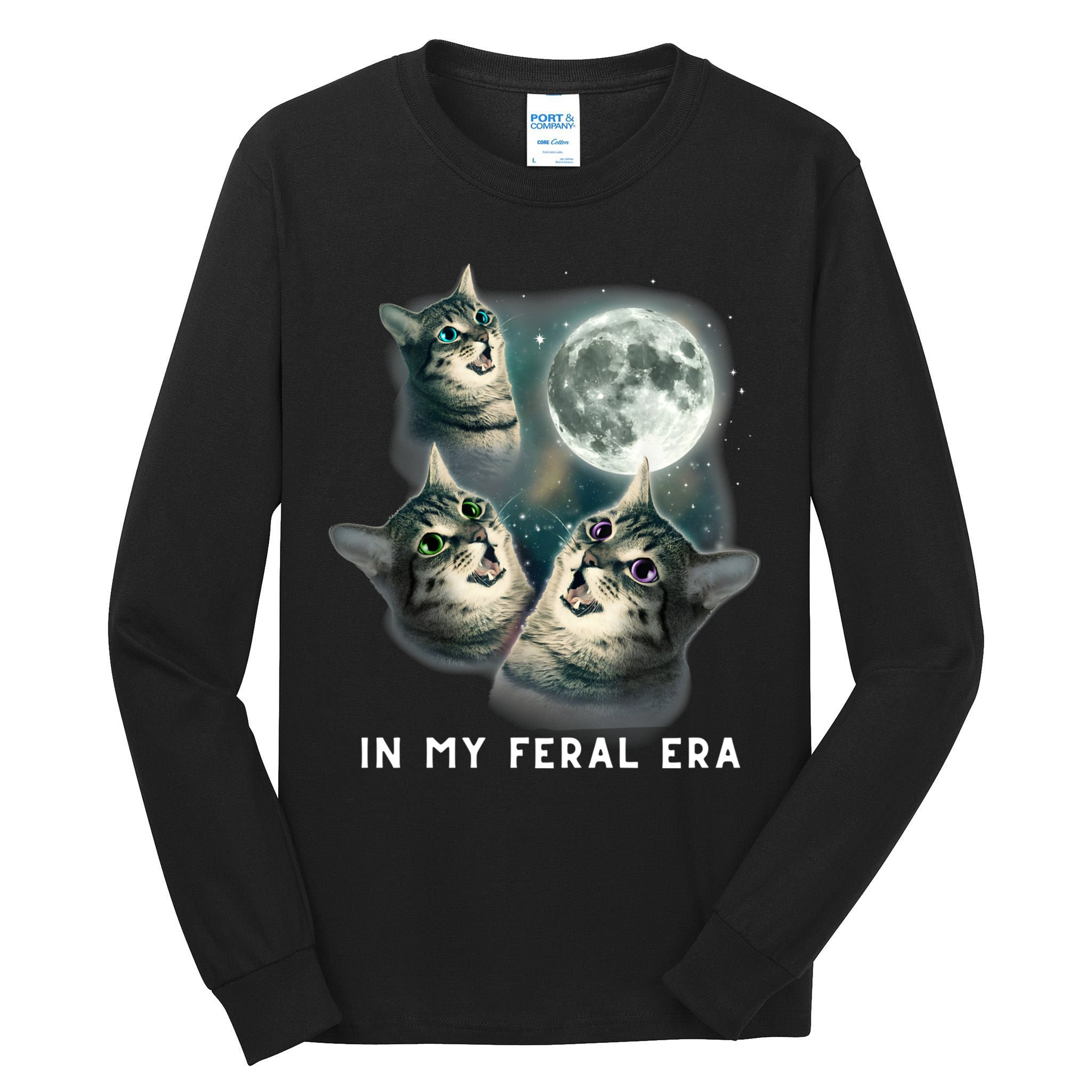 In My Feral Era Cat Tall Long Sleeve T-Shirt